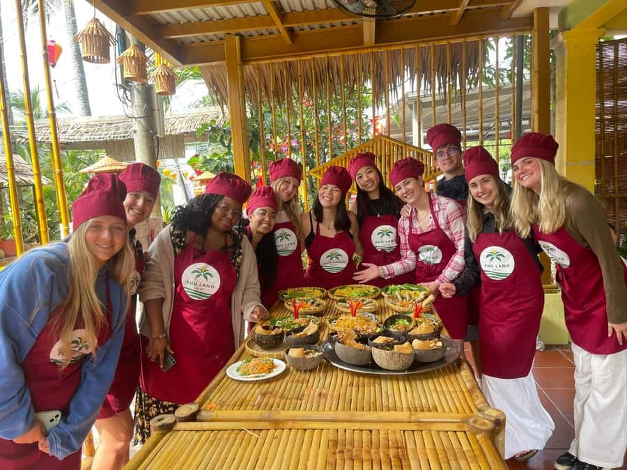 Hoi An: Basket Boat with Lantern-Making & Cooking Class Tour - Coconut Village Time and the Basket Boat on the Thu Bon