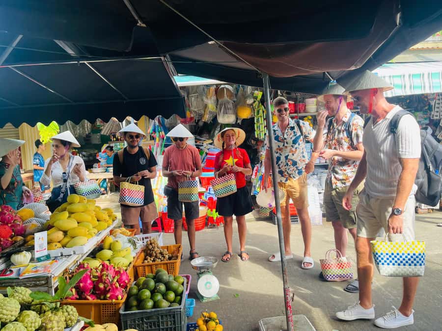 Hoi An: Basket Boat with Lantern-Making & Cooking Class Tour - Hotel Pickup and the Market Ingredient Hunt