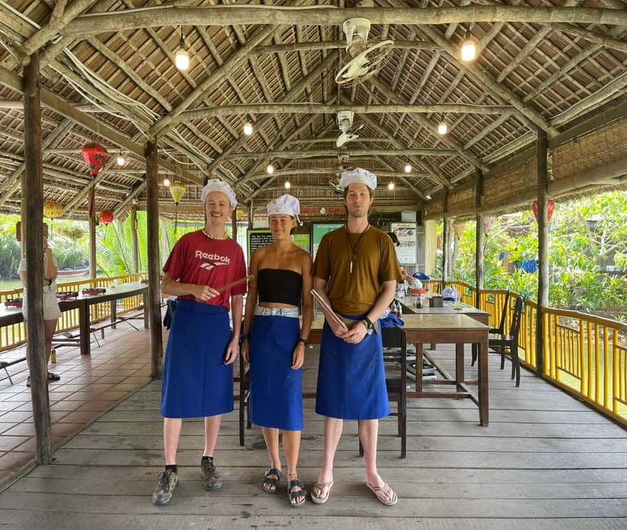 Hoi An: Bay Mau Cooking Class w/ Market & Basket Boat Option - Cam Thanh Coconut Village and the Basket Boat Ride