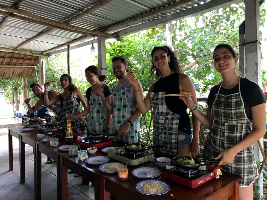 Hoi An: Coconut River Boat Eco - Cooking Class - Market Tour - Cam Thanh by car: the shortcut to the coconut palms