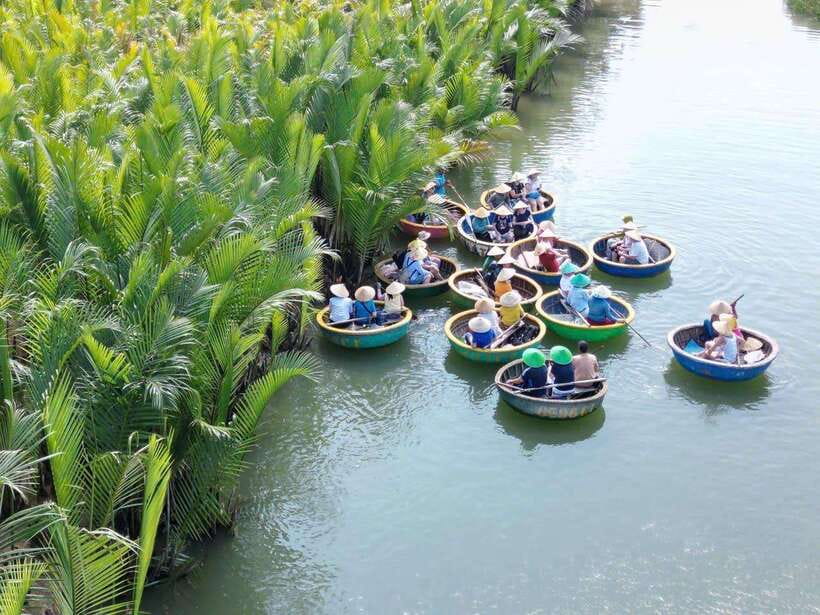 Hoi An: Cooking Class, Crab Fishing-Basket Boat, Market Tour - Hoi An Pickup and Market Shopping That Sets Up Your Cooking Class