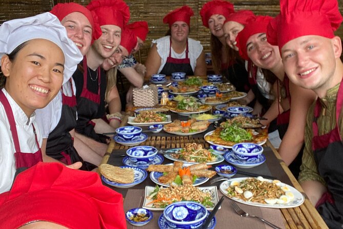 Hoi An Cooking Class(Local market,Basket Boat,Fishing & Cooking) - Bay Mau Coconut Forest: basket boats, crab fishing, and wet-weather reality