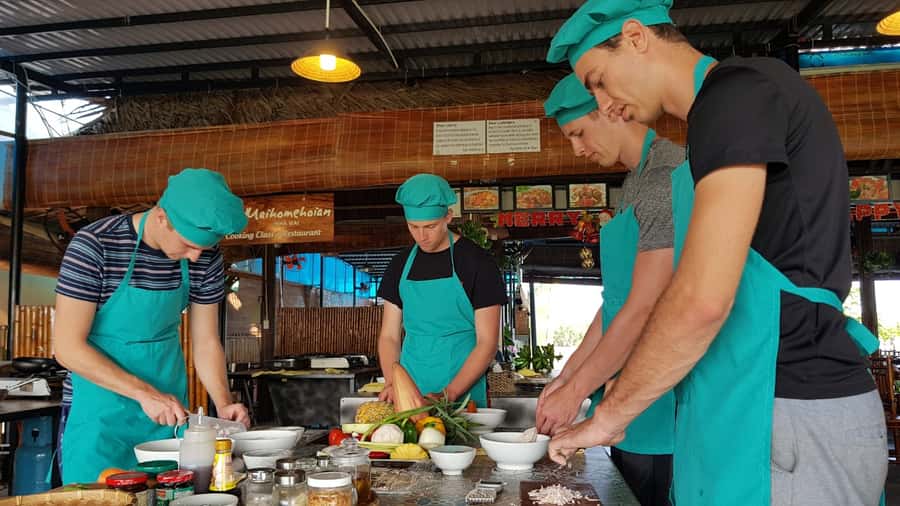 Hoi An Cooking Class With Market and Bamboo Basket Boat Tour - Lunch You Helped Make: What the Meal Feels Like