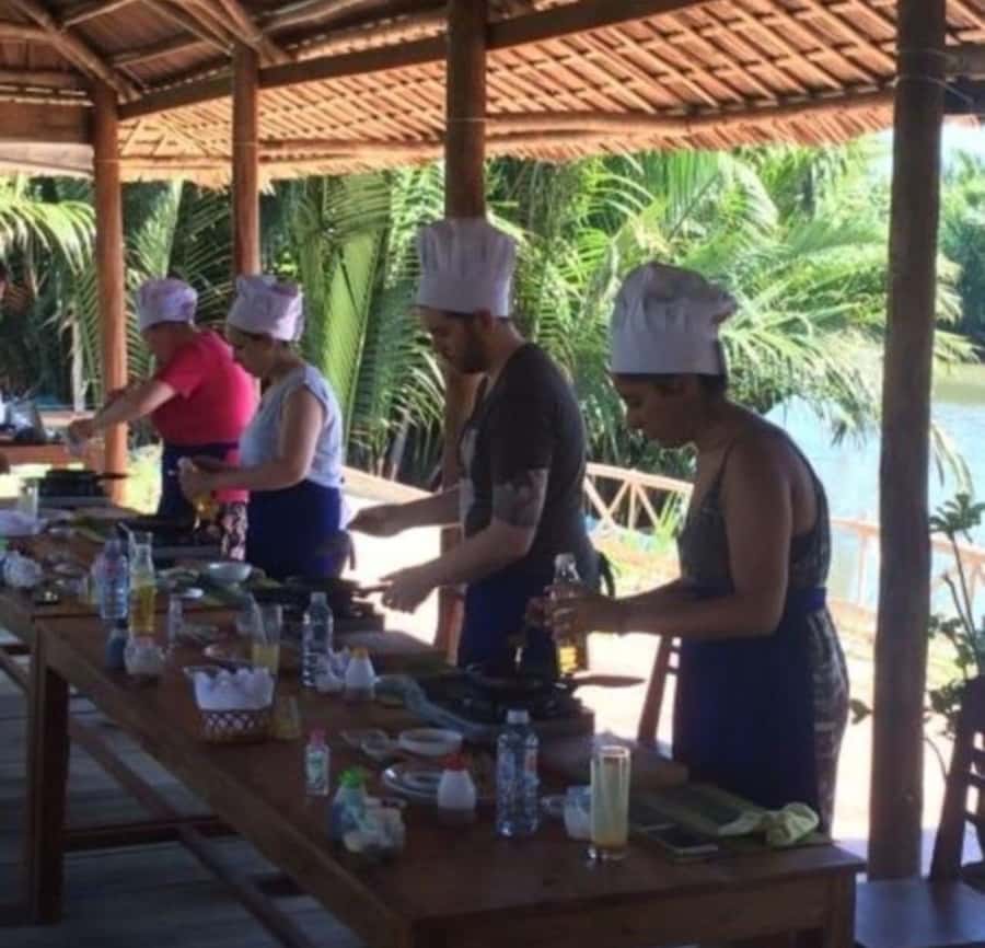 Hoi An : Cooking Class with Phở and Bamboo Basket Boat Tour - From Hoi An pickup to the market: where the flavors start