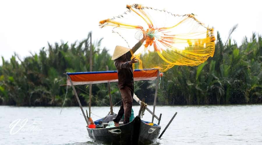 Hoi An: Making Lantern &Cooking Class with Basket Boat Ride - Cam Thanh coconut palm village and your bamboo basket boat ride