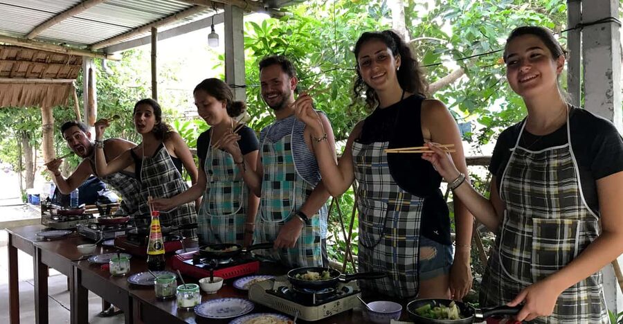Hoi An : Vegan Cooking Class - Market & Coconut Basket Boat - Transfer and timing: short rides, lots of activity