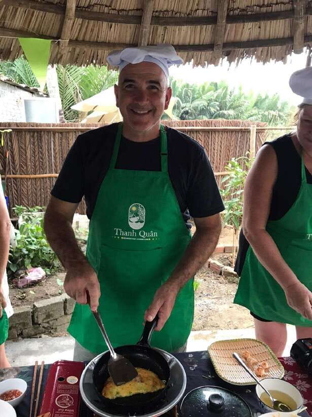 Hoi An : Vietnamese Cooking Class with Hotel Pickup - Entering Cam Thanh: the setup that makes the class work