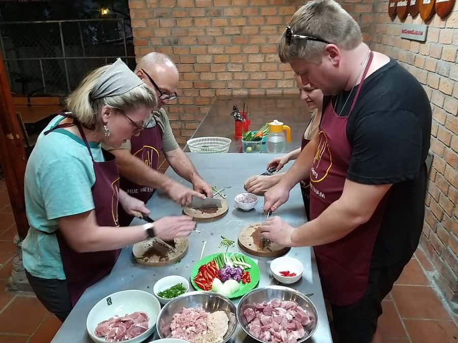 Hue Cooking Class with local-Visit market, cook local food - The Four Hue Dishes You’ll Cook (and What Makes Them Hue)