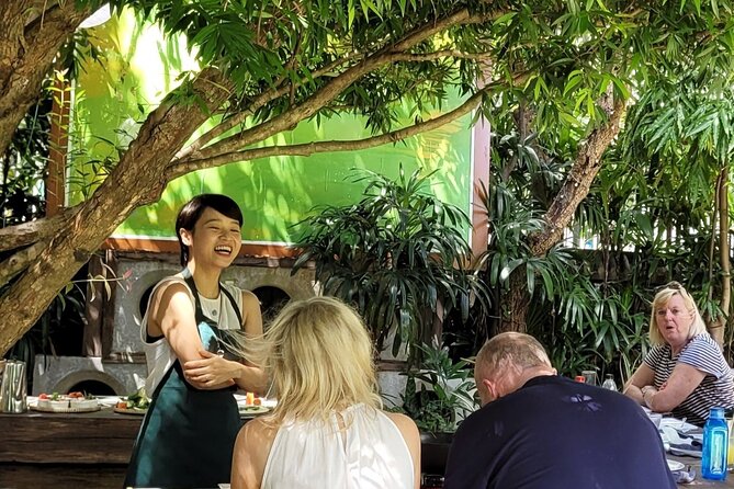 Hue's Vegetarian Cooking Class in Ancient Garden - Chef-Led Hands-On Cooking: Fig and King Oyster Mushroom Salad + An Nhien Rolls