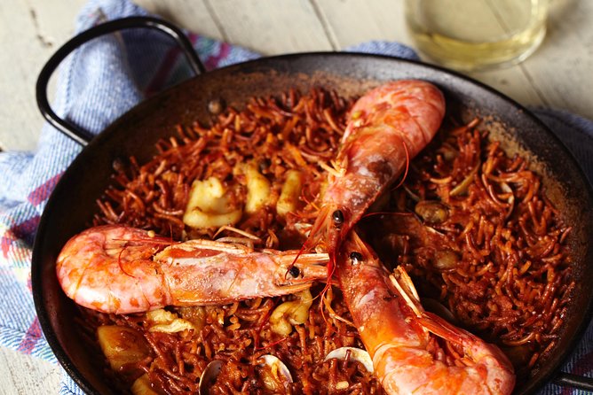 Interactive Paella & Market: Bottomless Wine & Rambla Views - What you take home: tools, apron, and a PDF you can actually use