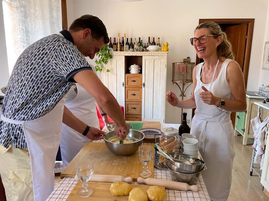 Iseo: Italian cooking class for homemade pasta and traditional desserts - The Meal With Wine: Eating Together Is Part of the Class