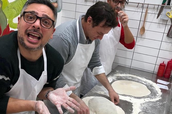 Italian Pizza Cooking Class with Chef Francesco in Padova - Stretching and using the peel like a pizzaiolo
