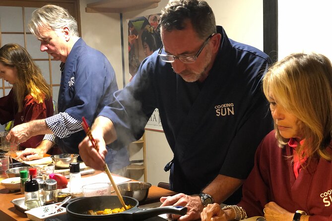Izakaya Style Cooking Class - Cooking Sun Kyoto and the traditional wood-house setup