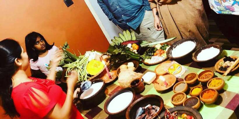 Kandy Cooking Class At Best Kandy Kitchen - A family kitchen near Bahirawakanda Mountain