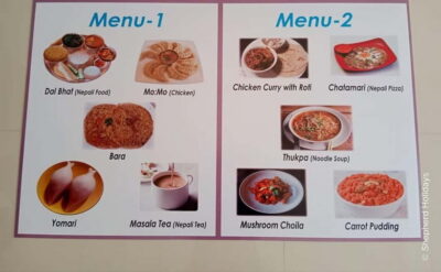 Kathmandu: About 3-hour Cooking Class Experience near Thamel - Picking the Right Dishes: How the Menu Lets You Build Your Perfect Nepali Meal