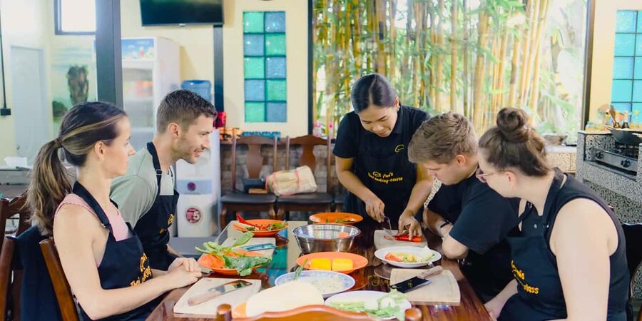 Khao Lak Pui's Authentic Thai Cooking Class - Spring rolls, gas hobs, and real technique you can repeat