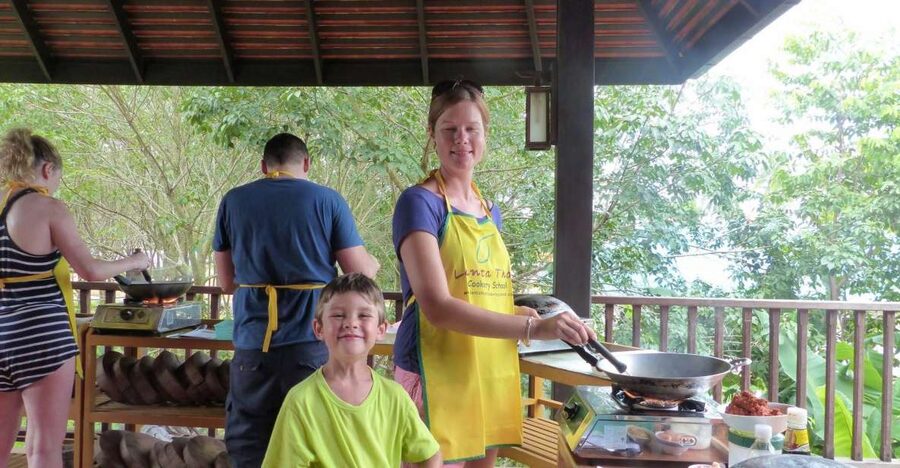 Koh Lanta: Lunch Course at Lanta Thai Cookery School - The herb garden tour near Long Beach: where the flavors start