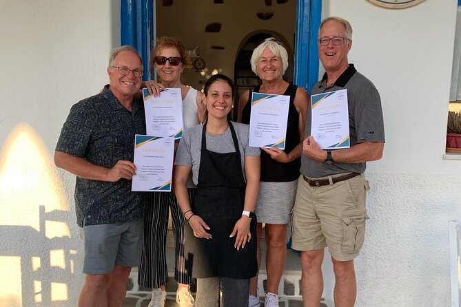 Kourounochori, Naxos : Gregory's Traditional Cooking Class - The Village Stroll: Venetian Tower, Cistern, Orchards, and Old Stone Detail
