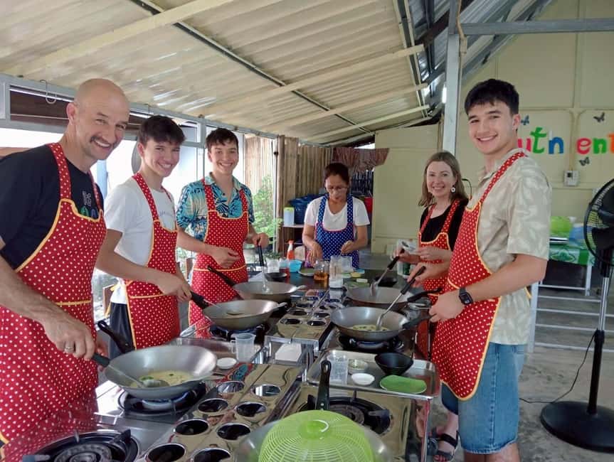 Krabi: Authentic Thai Cooking Class+Thai Herbs Garden Tour - The Market Stop Option: Ingredient Hunting Before You Cook