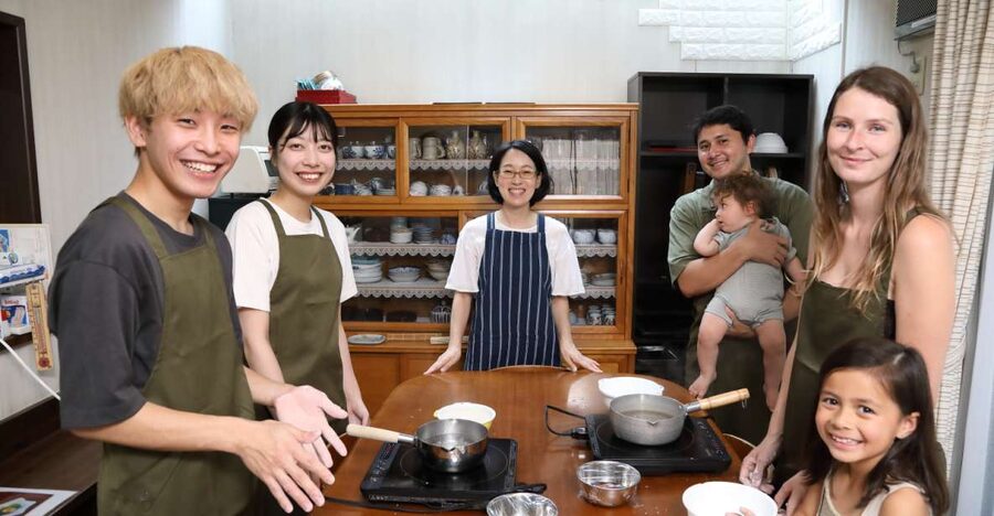 Kyoto Home Cooking Class ＆Supermarket tour near Fushimiinari - Cooking your own set of dishes: guided, then hands-on
