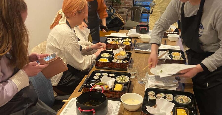 Kyoto: Japanese Washoku Bento Small Group Cooking Class - Eating together: the meal is part of the lesson