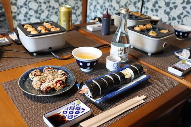Kyoto Sushi & Takoyaki Cooking Class near Gion and Kiyomizu-dera! - Takoyaki: The Crunchy, Fun Side of Japanese Street Food