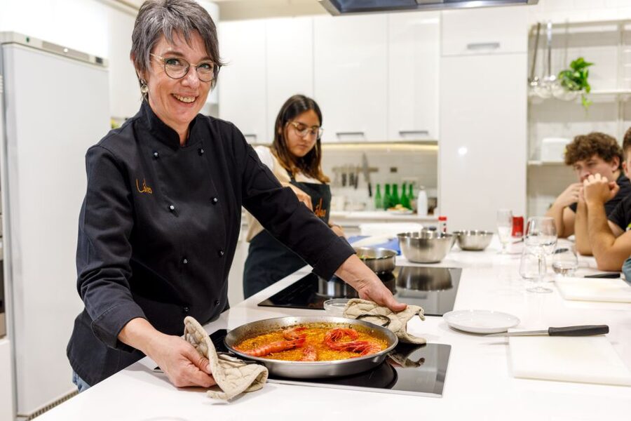 Madrid: Tapas & Paella Cooking Class with Expert Chef - The cooking menu: croquettes, Russian salad, black-rice paella, and cod