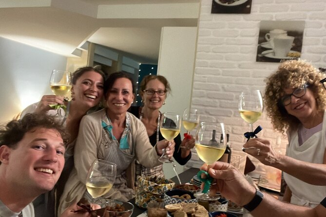 Make pasta, drink wine. Cooking class with transported included! - Km.0 aperitivo: local plates and typical wines before the pasta work