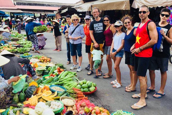 Market Tour , Basket Boat and Cooking Class Hoi An - Fishing nets, purple crabs, and palm-leaf souvenir making