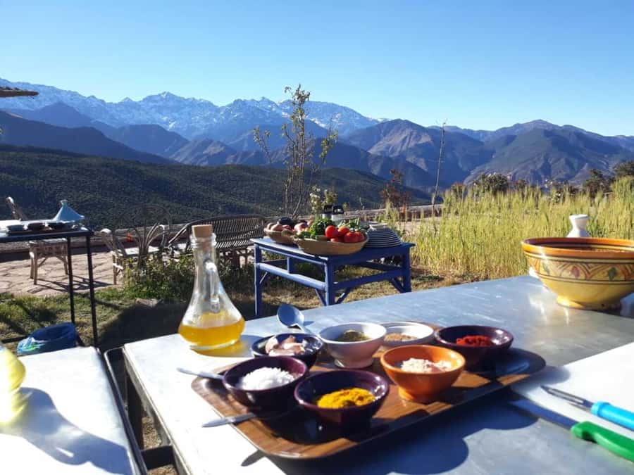 Marrakech: Atlas Mountains Cooking Class with Berber Family - From Marrakech to the High Atlas: Pickup and the Scenic Drive
