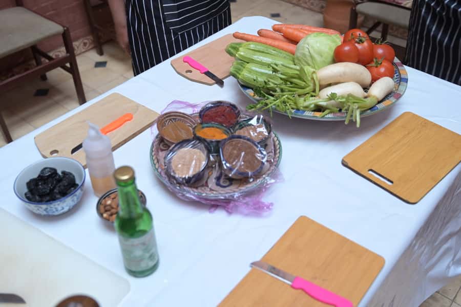 Marrakech: Moroccan Cooking Class for vegetarians and vegan - Inside a family kitchen in Marrakech’s Medina