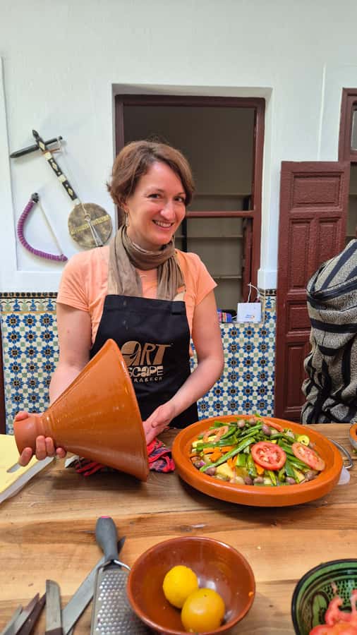 Marrakech: Moroccan Cooking Class with Amazing Local Chef! - What you actually get at the table: shared dining that feels like a meal, not a demo