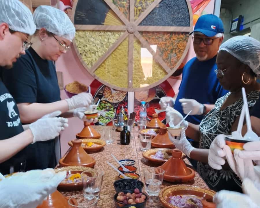 Marrakech: Moroccan Cooking Class with Pickup - What you cook: Tajine as the main event (plus salad and orange dessert)