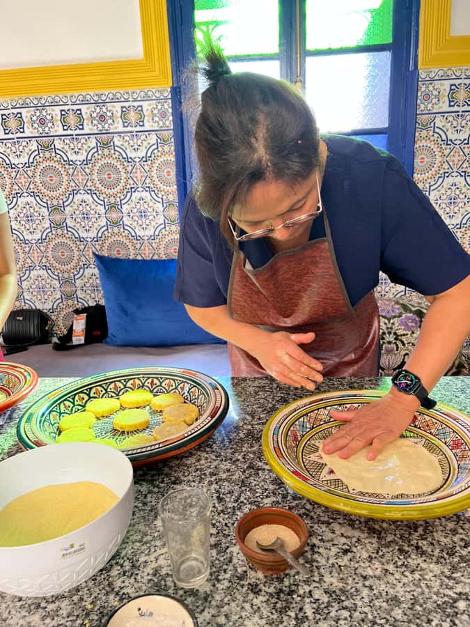 Marrakech: Traditional Moroccan Crepes & Bread Cooking Class - Eating your results: tasting, accompaniments, and take-home bread