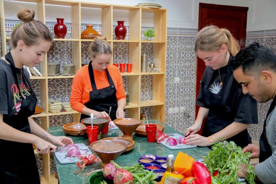 Marrakesh: Moroccan Dishes Cooking Class with a Local Chef - Chef-led learning with Hassan and Ahmed: why small group matters