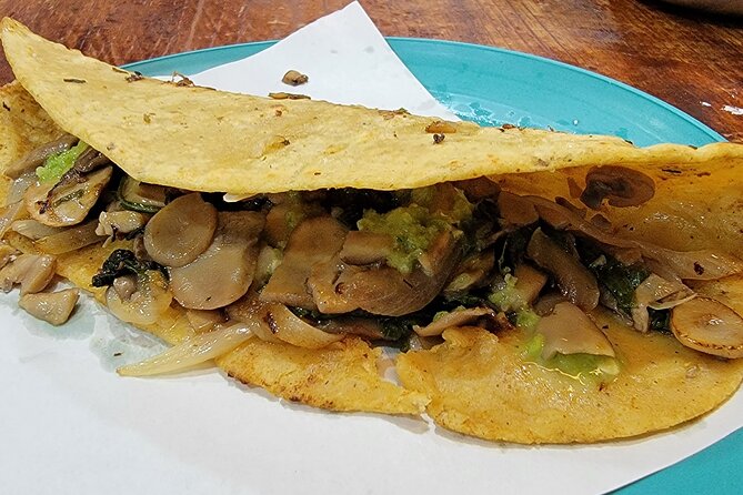 Mexico City Vegan & Veggie Market Explorer plus Cooking Lesson - Breakfast plan: fruit cocktail and atole keep it light
