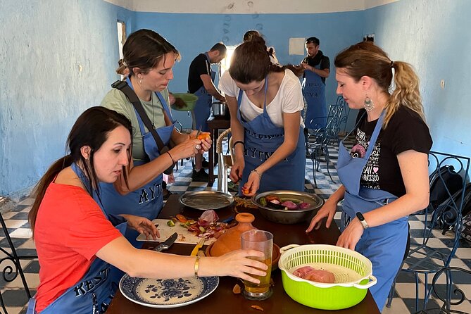 Mezouga cooking class - The menu you cook: salad, main meal, and dessert