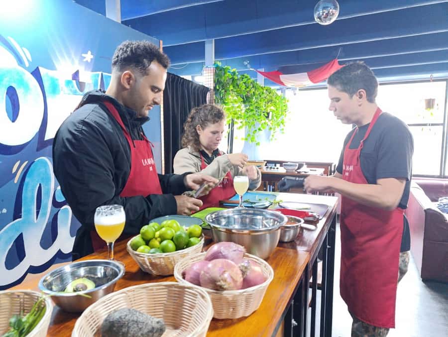Miraflores: Amazing Peruvian Cooking Class Ceviche Seafood and Pisco Sour - What You Eat and Drink: The Full Menu in Plain English