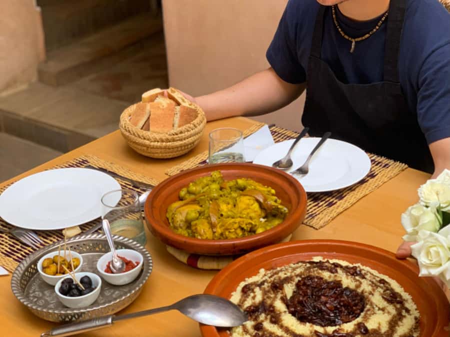 Moroccan cooking class in Marrakech with berber chef - Eating on the Rooftop Terrace: The Payoff in a Real Setting