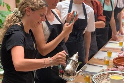 Moroccan cooking class with maket in the Medina of Marrakech - Mint tea, then Chef Aicha builds your plan
