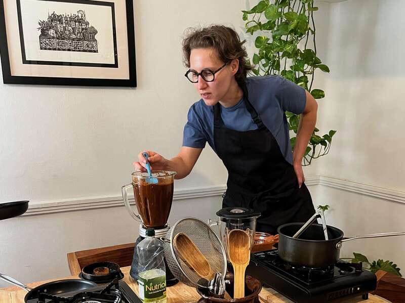 Muchos moles: Multi-variety mole cooking class and feast - The 4-hour flow: from mole variety lesson to a plated feast