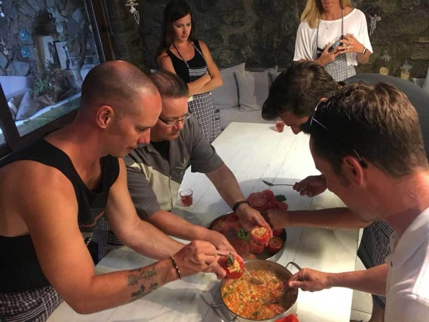 Mykonos: Cooking Class with Food and Wine - The organic garden stop and why it changes how you cook