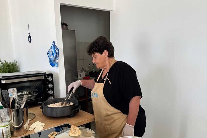 Mykonos Small-Group Cooking Class with Sunset Option - Entering a Whitewashed Mykonos Home with Sea Views
