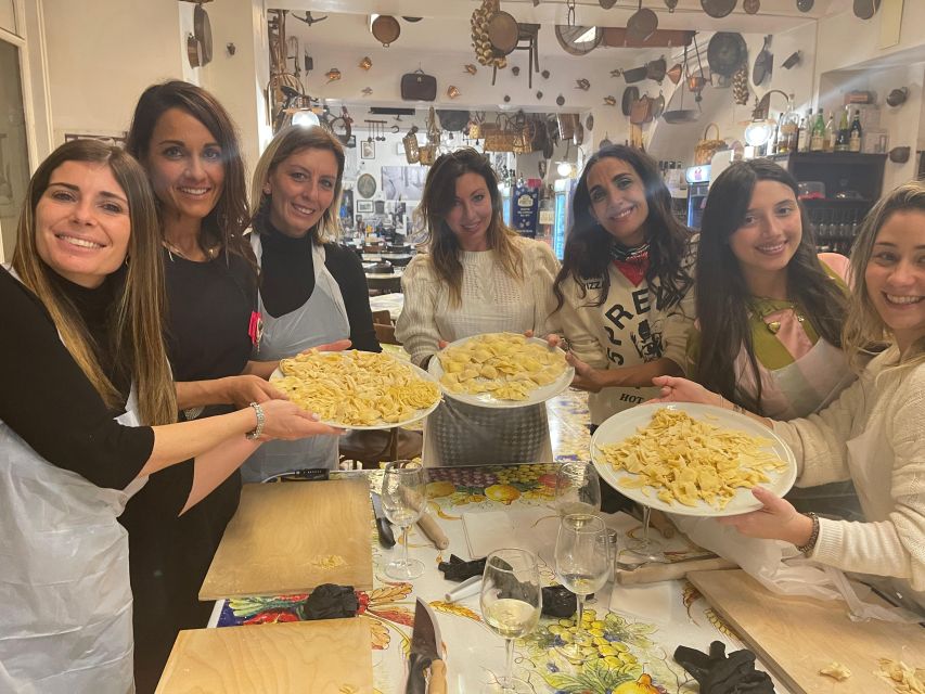 Naples: Pasta Cooking Class with Tiramisù and a Drink - The Menu Lesson: Tagliatelle Nerano, Ravioli alla Sorrentina, Maltagliati