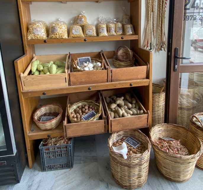 Naxos: Food Walking Tour & Cooking Class with Meal & Drinks - Entering Chora with a plan (and a great guide)