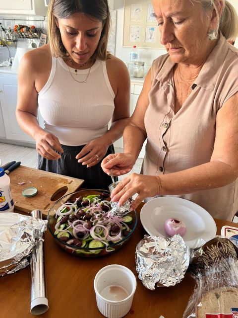 Oia: Greek Cooking Class and Lunch with a Local Grandmother - Oia Starts Outside Karma Restaurant, Then Moves Into a Real Home Kitchen