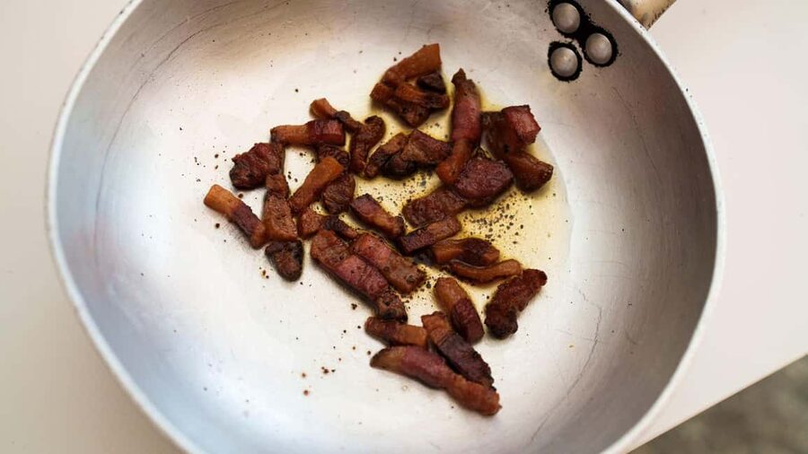 Olbia: cooking class on real pasta carbonara - Tasting your carbonara, then moving straight into lunch