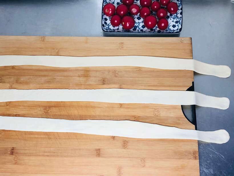 Online Cooking Class Hand Pulled Noodles by Sunflower Li - What you supply before class (and what the vegan swap looks like)
