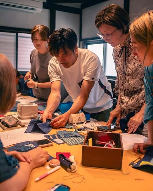 Osaka: Sashiko Japanese Craftsmanship Workshop - The Sashiko technique: “little stabs,” precise lines, and a finished coaster