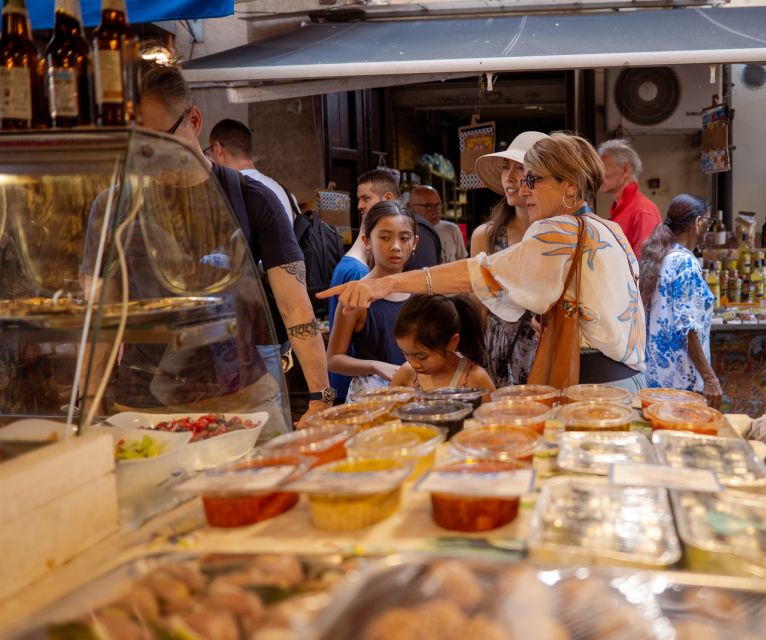 Palermo: Market Tour and Sicilian Cooking Class with Lunch - Lunch With Unlimited Wine: Eating What You Cook
